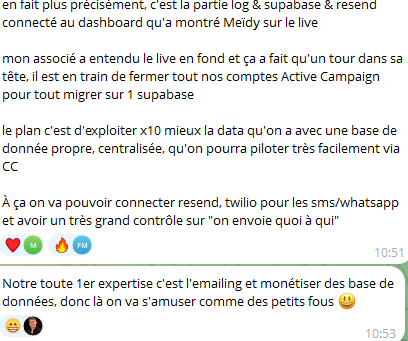Témoignage d’un membre