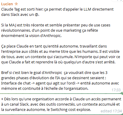 Témoignage d’un membre