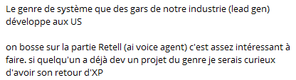 Témoignage d’un membre