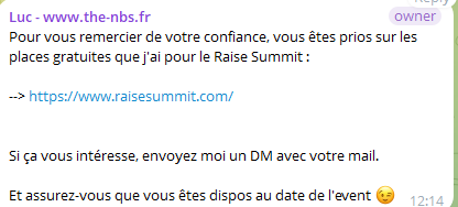 Témoignage d’un membre