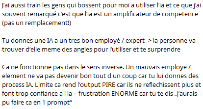 Témoignage d’un membre