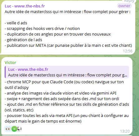 Témoignage d’un membre